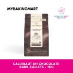 Callebaut 811 Finest Belgian Chocolate Recipe n° 811 Dark Callet 1kg