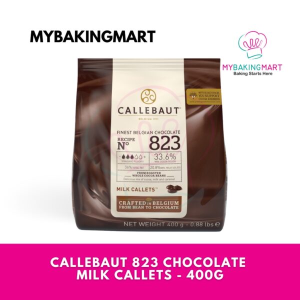 Callebaut 823 Milk Couverture 33.6% 400g
