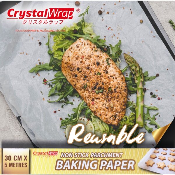 Crystal Wrap Baking Paper Roll 30cm x 5m - Image 3