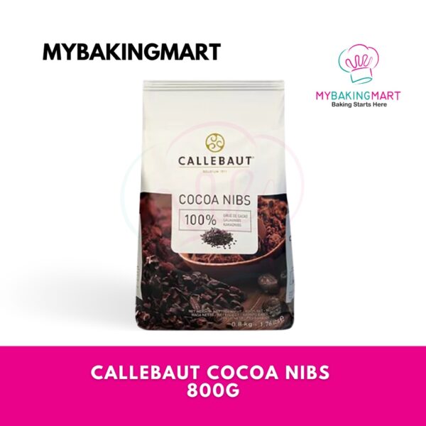 Callebaut Pure Roasted 100% Cocoa Nibs 800g
