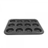 Fackelmann Muffin Pan Pre-Coated Gold Temptation 12 Cup - Image 2