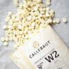 Callebaut W2 Finest Belgian White Chocolate Callets 400g - Image 2