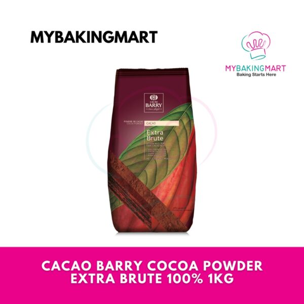 Cacao Barry Cocoa Powder Extra Brute 100% 1kg