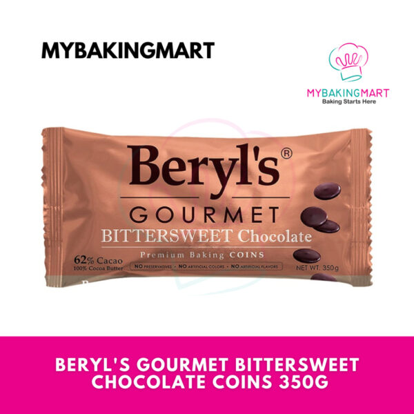 Beryl's Gourmet Bittersweet Chocolate Coins 350g x 12 (1 Carton) - Image 2