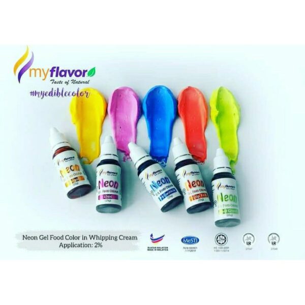 MyFlavor Neon Gel Food Colouring 25g - Image 3