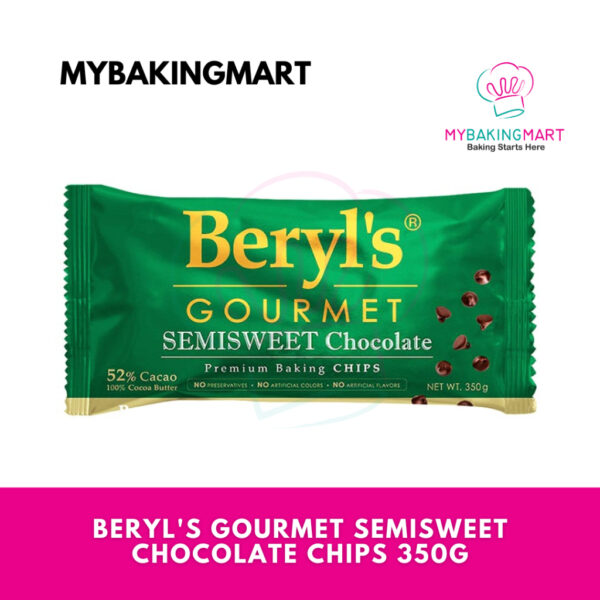 Beryl's Gourmet Semisweet Chocolate Chips 350g x 12 (1 Carton) - Image 2