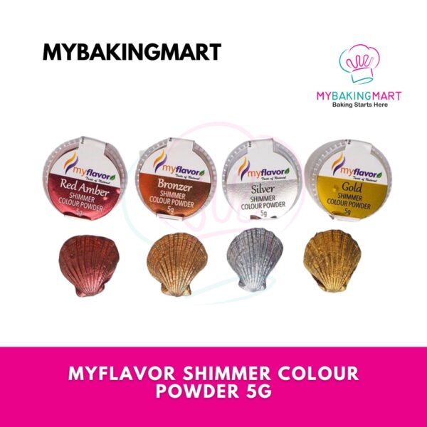 Myflavor Shimmer Food Colour Powder 5g - Image 2