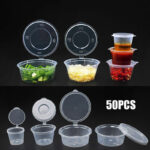 PP Sauce Container With Lid 10ml (50pcs) / 25ml (100pcs) - Image 4