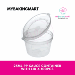 PP Sauce Container With Lid 10ml (50pcs) / 25ml (100pcs) - Image 5