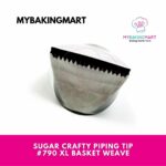 Sugar Crafty Piping Tip #790 XL Basket Weave - Image 2