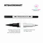 Assorted Colors Millusion Food Art Pen Dual Nibs - Soft Brush & 0.5mm Nib - Image 2