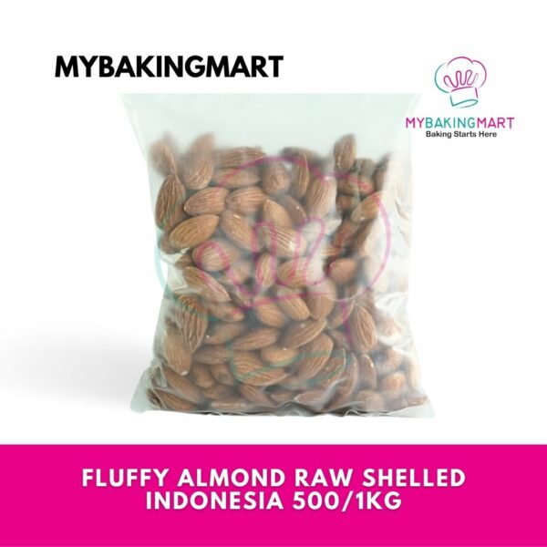 FLUFFY Almond Nut Raw 500g/1kg  Nib / Strip / Flake / Shelled - Image 4