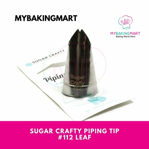 Sugar Crafty Piping Tip #112 Leaf - Image 2