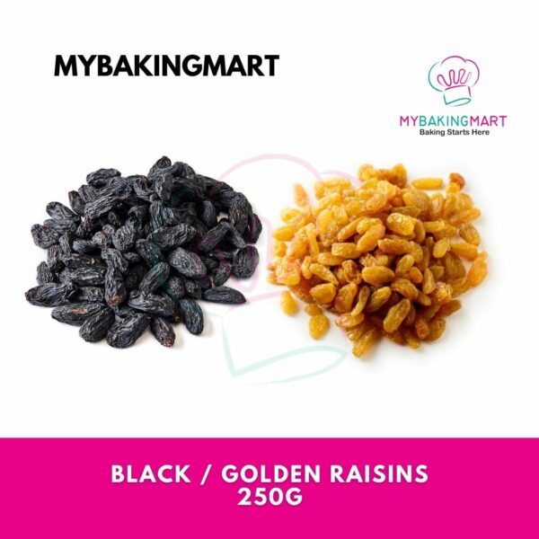 FLUFFY Golden / Black Raisin 250g