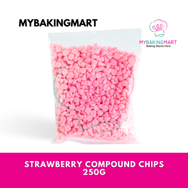 FLUFFY Colatta Strawberry Chips Compound 250g