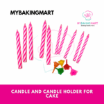 Candle and Candle Holder for Cake