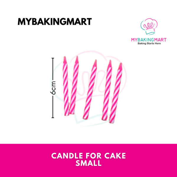 Candle and Candle Holder for Cake - Image 3
