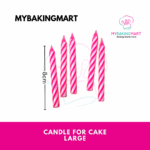 Candle and Candle Holder for Cake - Image 4