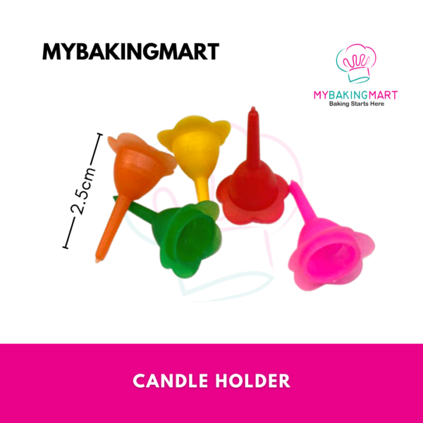 Candle and Candle Holder for Cake - Image 5