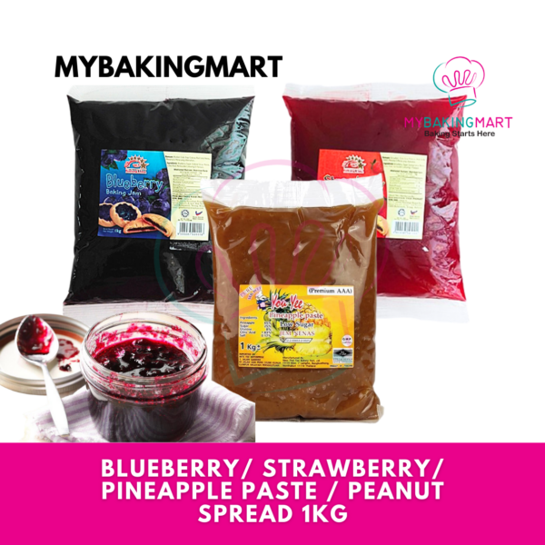 Filling Pineapple / Strawberry / Blueberry / Peanut Spread 1kg