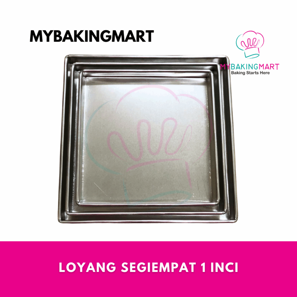 FLUFFY Assorted Loyang Kek Tapak Kuda / Loyang Talam - Image 1