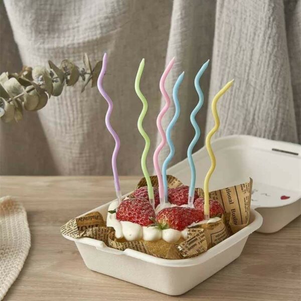 Rainbow Candle Birthday Candle 6pcs/box - Image 5
