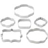 Wilton Fondant and Gum Paste Plaque Cut-Outs 6-Piece - Image 2