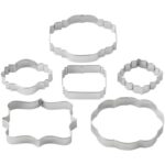 Wilton Fondant and Gum Paste Plaque Cut-Outs 6-Piece - Image 2