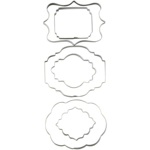 Wilton Fondant and Gum Paste Plaque Cut-Outs 6-Piece - Image 3