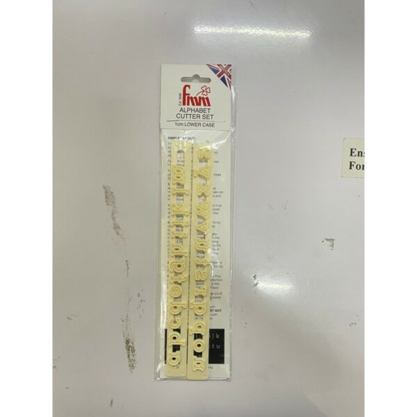 FMM Cutter Art Deco Alphabet Set Lower Case 1cm - Image 2
