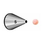 Wilton Round Cake Decorating Tip #5 - Icing Nozzle - Sugar Cookie - Image 3