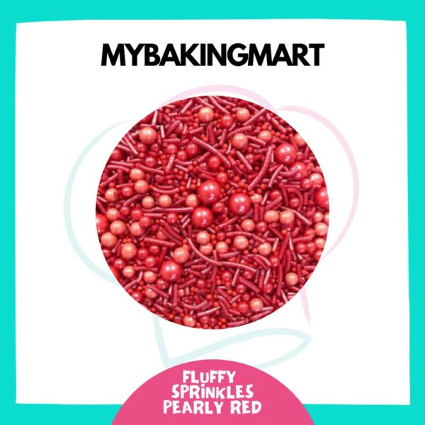 Fluffy Sprinkles - Pearly Red