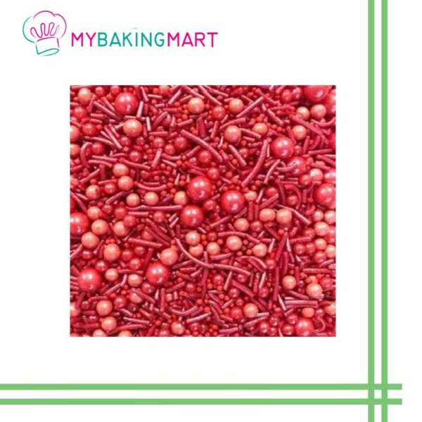 Fluffy Sprinkles - Pearly Red - Image 2