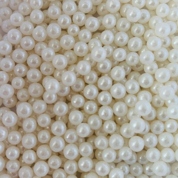 Fluffy Sprinkles Color Ball - White (4mm) - Image 2