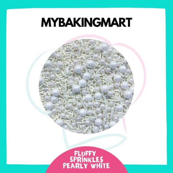 Fluffy Sprinkles - Pearly White