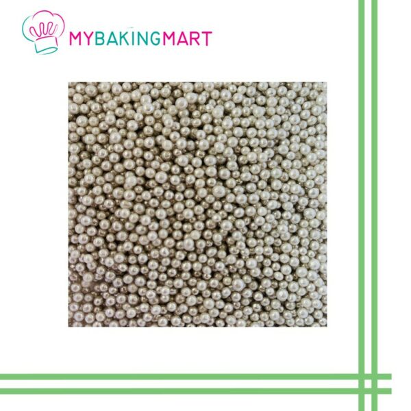 Fluffy Sprinkles Color Ball - Silver (2mm) - Image 2
