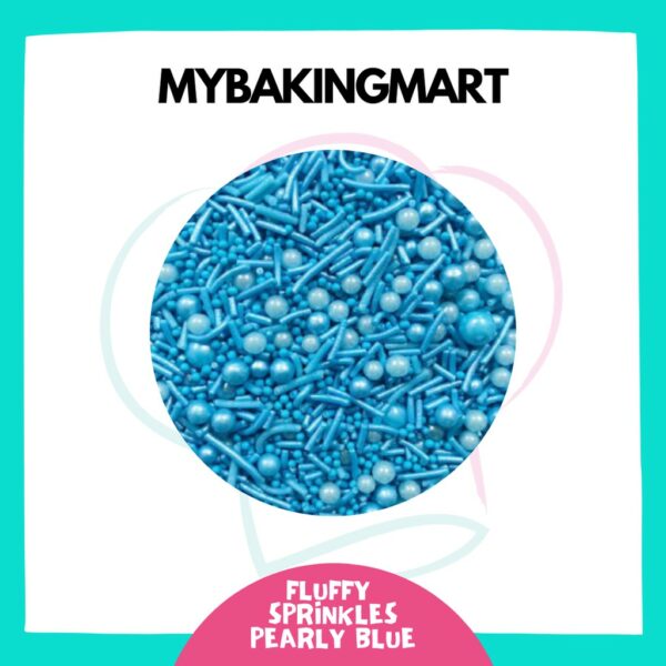 Fluffy Sprinkles - Pearly blue