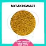 Fluffy Sprinkles Color Ball - Gold (2mm)