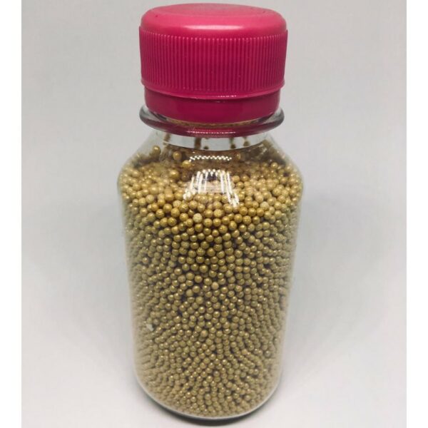 Fluffy Sprinkles Color Ball - Gold (2mm) - Image 2