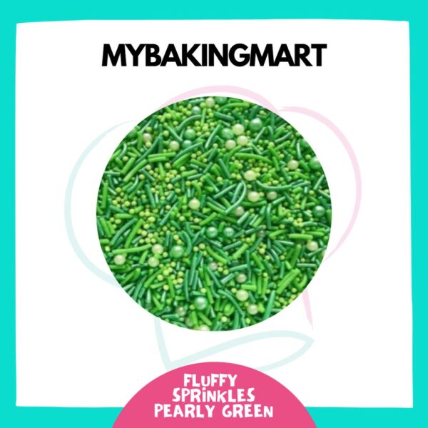 Fluffy Sprinkles - Pearly Green