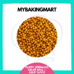 Fluffy Sprinkles Color Ball - Gold (4mm)