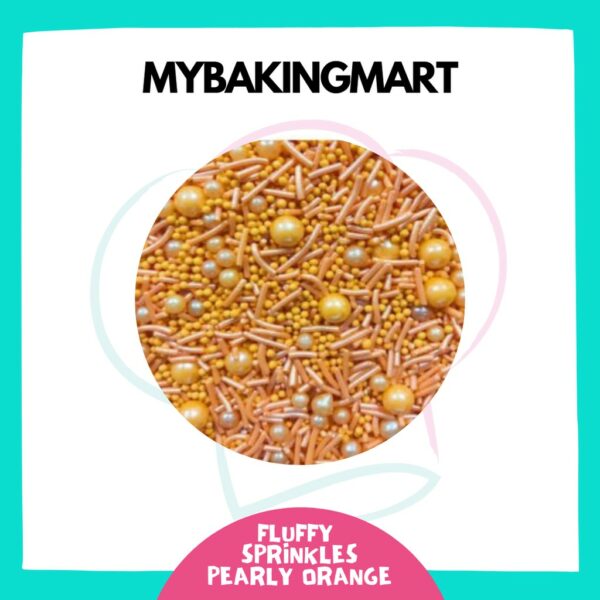 Fluffy Sprinkles - Pearly Orange