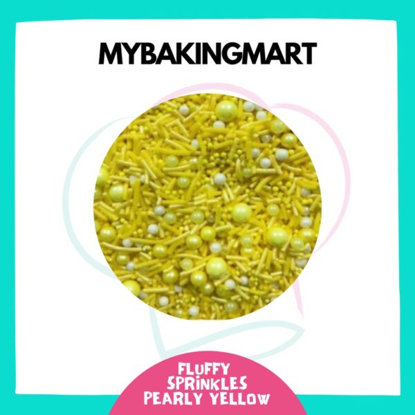 Fluffy Sprinkles - Pearly Yellow