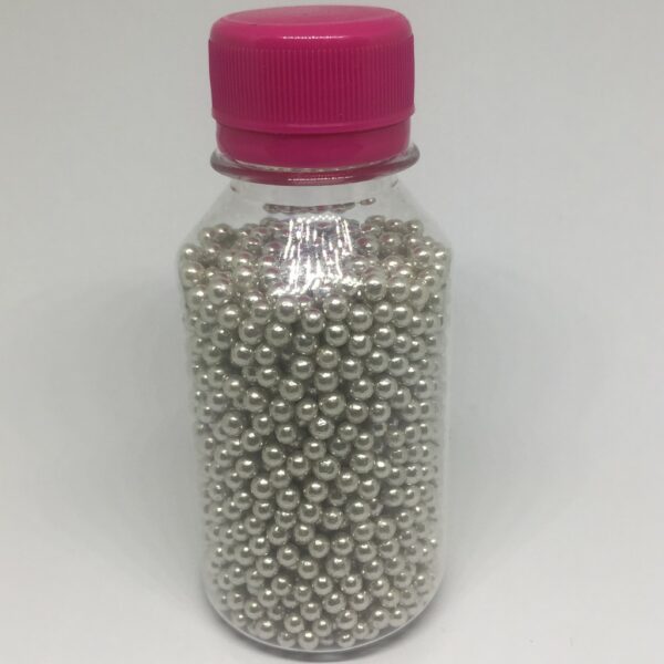 Fluffy Sprinkles Color Ball - Silver (4mm) - Image 2