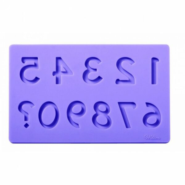 Number Fondant Silicone Mould