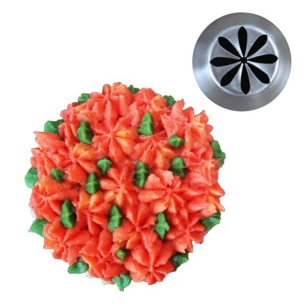 Specialty Icing Tip - Dahlia High Quality Cake Decorating Tool - Image 2