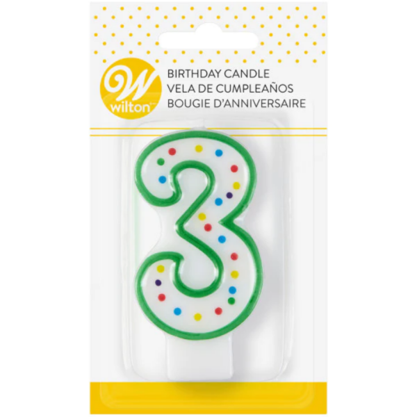 Wilton Numeral Candle 0-9 - Image 3