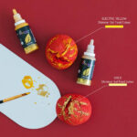 MyFlavor Gel Food Colour Shimmer Gold (Pack of 3) - Image 4