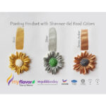 MyFlavor Gel Food Colour Shimmer Silver (Pack of 3) - Image 3