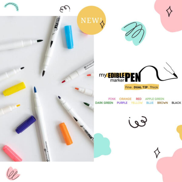 Myflavor Edible Marker Pen Set (10 Colours) - Image 7